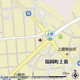 富山県高岡市福岡町上蓑394周辺の地図