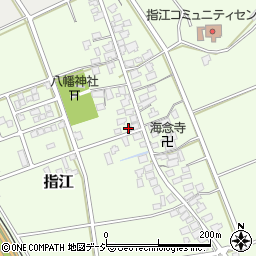 石川県かほく市指江ト周辺の地図