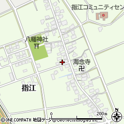 石川県かほく市指江（ト）周辺の地図