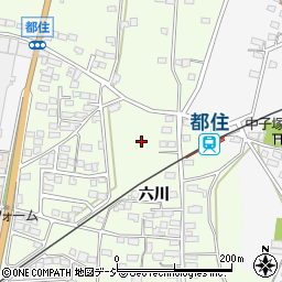 長野県上高井郡小布施町六川周辺の地図