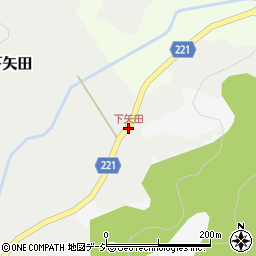 下矢田周辺の地図