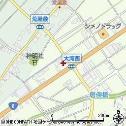 富山県高岡市福岡町大滝175周辺の地図