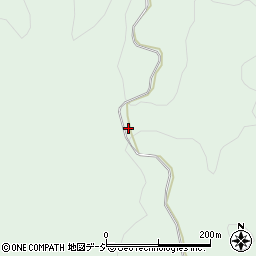 矢白峠周辺の地図