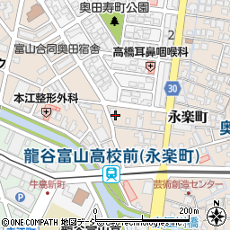 富山県富山市永楽町23周辺の地図