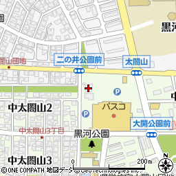 北陸銀行太閤山支店周辺の地図