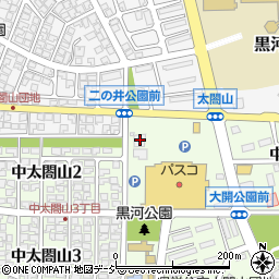 北陸銀行太閤山支店周辺の地図