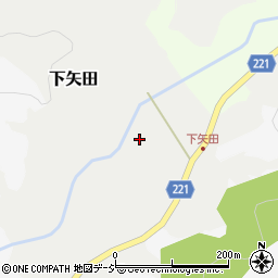 石川県津幡町（河北郡）下矢田（ハ）周辺の地図