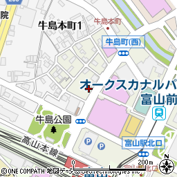 オリックスレンタカー富山駅北口店周辺の地図