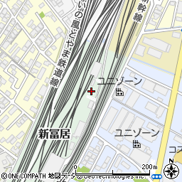 富山県富山市新冨居周辺の地図