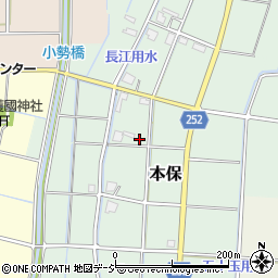 富山県高岡市本保448周辺の地図