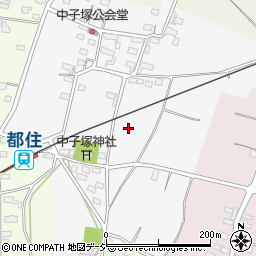 長野県上高井郡小布施町中子塚周辺の地図