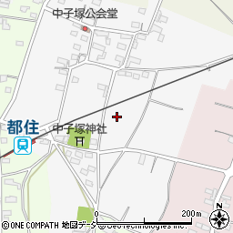 長野県小布施町（上高井郡）中子塚周辺の地図