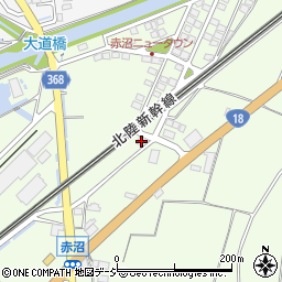 石沢建築周辺の地図