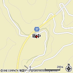 長野県長野市坂中周辺の地図