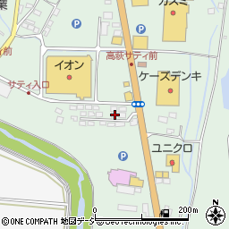 茨城県高萩市安良川578-1周辺の地図