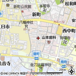 富山県中新川郡上市町熊野町周辺の地図