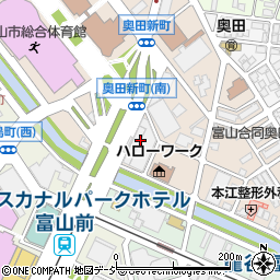 日建学院　富山校周辺の地図