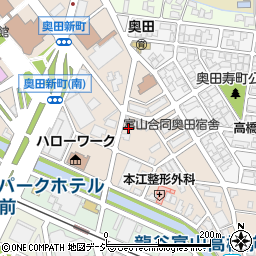 タイムズ富山奥田新町駐車場周辺の地図