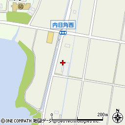 石川県かほく市内日角（カ）周辺の地図