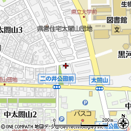 太閤山県営住宅団地２５号周辺の地図