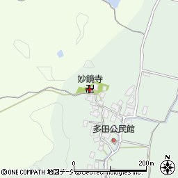 妙鏡寺周辺の地図