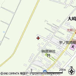 石川県かほく市大崎ニ周辺の地図