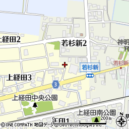 ひまわり薬局上経田店周辺の地図
