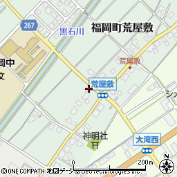 富山県高岡市福岡町荒屋敷182-5周辺の地図