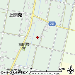 富山県高岡市上開発103周辺の地図