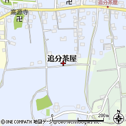 富山県富山市追分茶屋周辺の地図