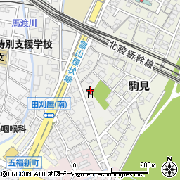 田刈屋公民館周辺の地図