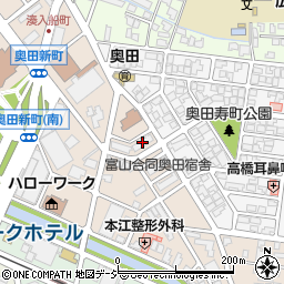 奥田宿舎４号棟周辺の地図
