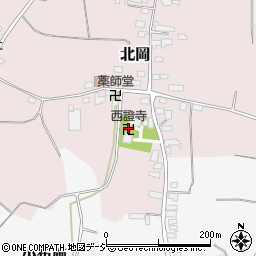 西證寺周辺の地図
