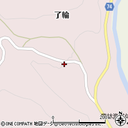 富山県小矢部市了輪46周辺の地図