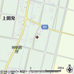 富山県高岡市上開発85周辺の地図