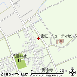 石川県かほく市指江ル周辺の地図
