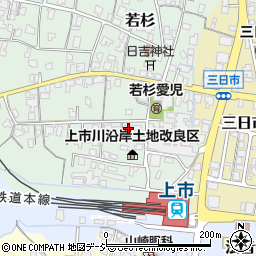 富山県中新川郡上市町若杉26-1周辺の地図