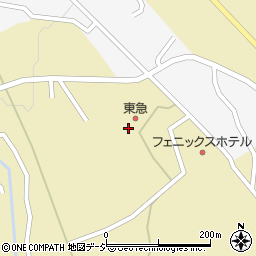 白馬ミニトレインパーク周辺の地図