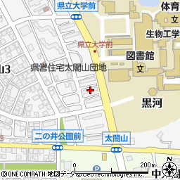 太閤山県営住宅団地８号周辺の地図