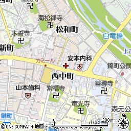三栄時計中町店周辺の地図