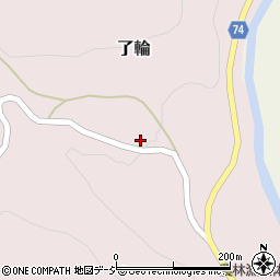 富山県小矢部市了輪400周辺の地図