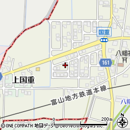 富山県中新川郡舟橋村国重53周辺の地図