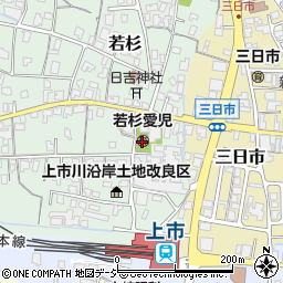 富山県中新川郡上市町若杉52-4周辺の地図