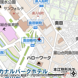 全労済マイカー共済富山サービスセンター周辺の地図