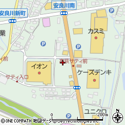 イオン高萩店Ｄ駐車場周辺の地図