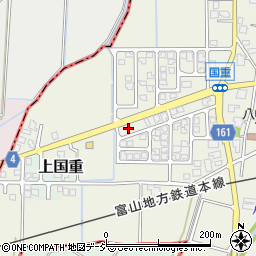 富山県中新川郡舟橋村国重53-4周辺の地図