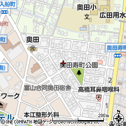 富山県富山市奥田寿町9-10周辺の地図