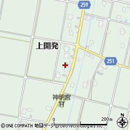富山県高岡市上開発116周辺の地図
