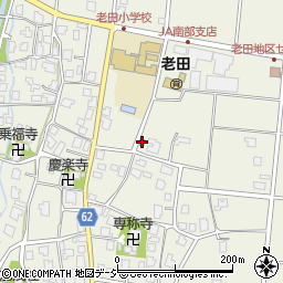 老田郵便局周辺の地図