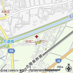 長田美容室周辺の地図